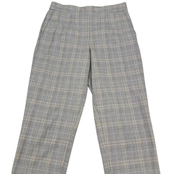 Aritzia Babaton Conan Pull On Plaid Crop Pant Size 2 - Picture 4 of 8